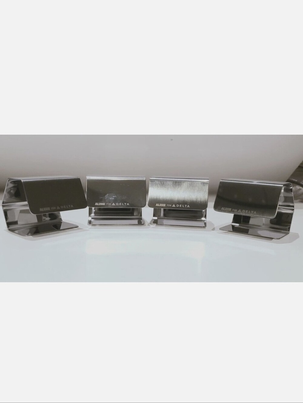 Delta Chrome Napkin Rings